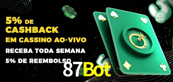 Promoções do cassino ao Vivo 87Bot
